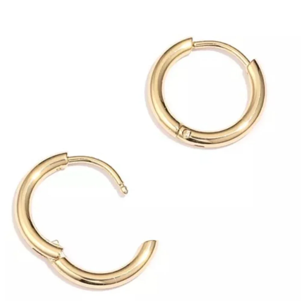 Unwritten Earrings Multi-Color Glass Mix and Match Hoop Interchangeable Set NIB